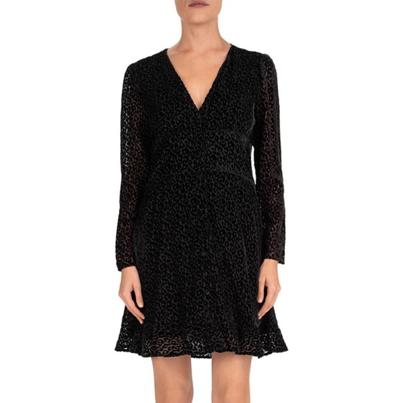 kooples leopard dress